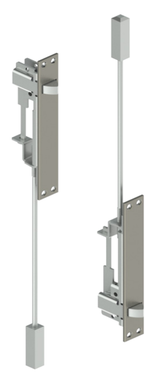Hager 292D, 293D Automatic Flush Bolt, Metal Door Hager 292D, 293D Automatic Flush Bolt, Metal Door