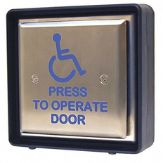 MS Sedco CP/TX ClearPath Radio Control Transmitter, with Push Plate, Satin Stainless Steel