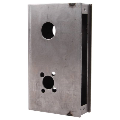 Keedex K-BXMOR1 Weldable Gate Box, Mortise Locks (Sargent, Schlage, Yale), Stainless Steel