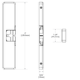 HES 9400 Electric Strike, Surface Mount, Slim Line