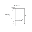 Detex BN Exit Device Trim for V40 and V50 Series Exit Devices