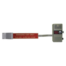 Detex ECL-600 Exit Control Lock, Fire Rated, Less Cylinder, Gray