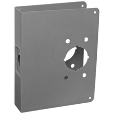Don Jo 4-U-2-CW Wrap Around Plate, Satin Stainless Steel