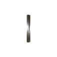 Don Jo 85 Vertical Rod Cover, Satin Stainless Steel