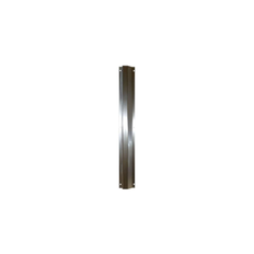 Don Jo 85 Vertical Rod Cover, Satin Stainless Steel