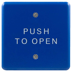 BEA 10PBS Push Plate, 4.5" Square