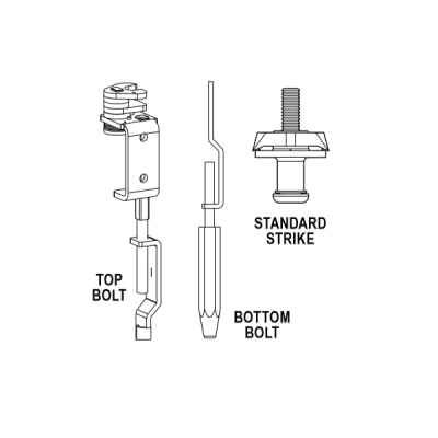 Adams Rite 8600 Life-Safety Narrow Stile Concealed Vertical Rod Exit Device
