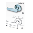 Arrow C Series Cylindrical Lockset, Entrance Function