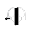 Accentra (Yale) 5400LN Heavy Duty Cylindrical Lockset, Classroom (F84) Function