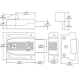 Accentra (Yale) 112 Heavy Duty Latchbolt