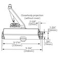 Accentra (Yale) YDC 200 Sereis Economy Door Closer
