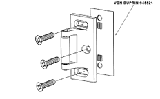 Von Duprin Adjusting Shim for 264/299F/499F Strike Von Duprin Adjusting Shim for 264/299F/499F Strike