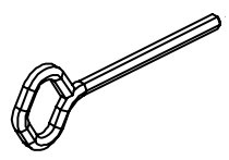 Von Duprin 227 Dog Key 5/32" Von Duprin 227 Dog Key 5/32"