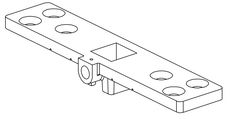 Von Duprin 5547/47WDC Top Plate