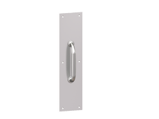 Hager 36 Door Pull+Plate