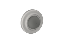Hager 230W/234W Heavy Duty Wall Stop, Concave or Convex Bumper