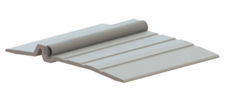 Hager 520S Panic Saddle Threshold, 5" x 1/2"