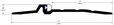 Hager 520S Panic Saddle Threshold, 5" x 1/2"