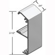 NGP SL-SQ20 Square Fascia for Side Wall Mount, By-Pass or Pocket Doors