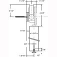 NGP SLSS1 Top Mount Barn Door Track, Stainless Steel