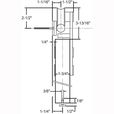 NGP SLSS2 Side Mount Barn Door Track, Stainless Steel