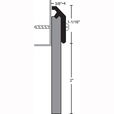 NGP 203, 3-1/16" Neoprene Door Sweep