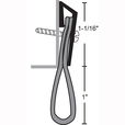 NGP 2014, 2-1/16" Reinforced Neoprene Door Sweep