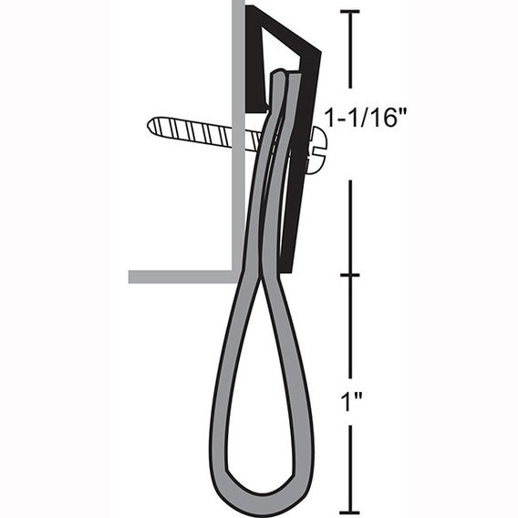 NGP 2014, 2-1/16" Reinforced Neoprene Door Sweep
