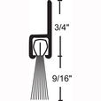 NGP C607, 9/16" Nylon Brush Seal