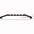 NGP 424 Saddle Threshold, 4 x 1/2"