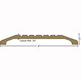 NGP 424 Saddle Threshold, 4 x 1/2"