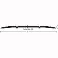 NGP 513 Saddle Threshold, 5 x 1/4"
