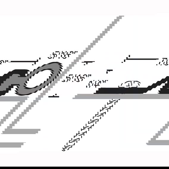 NGP 160 7/8" Perimeter Seal