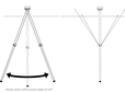 AXIS T91B50 Telescopic Ceiling Mount (Part# 5507-451)