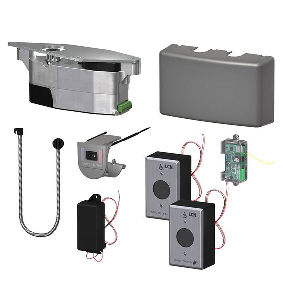 LCN 6440-2210 COMPACT Low Energy Auto Operator Module Kit + Battery Powered Actuator Kit