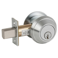 Schlage B600 Series Deadbolt, Single Cylinder x Blank Plate