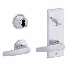 Schlage S200 Series Interconnected Lockset, Entrance-Single Locking (F95) Function