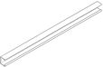 Corbin Russwin 650F21 Bottom Rail for ED4200/5200