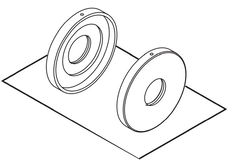 Corbin Russwin Rose Packet for ML2000/ML2000HS (2ea.)