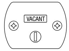 Corbin Russwin Sectional Trim Indicator, Non-Keyed Function, for ML2000 Series