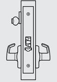 Corbin Russwin ML2055 Heavy Duty Mortise Lockset, Lockbody Only, Classroom (F05) Function