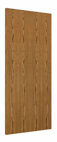 Wood Door 3'-0" x 7'-0", Plain Sliced Red Oak, Prefinished Cane