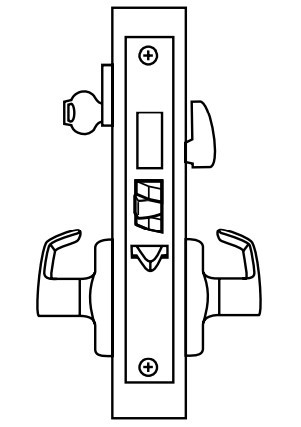Zoo Hardware 3 Lever Mortice Lock 3" Lock Bathroom Lock