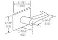 Corbin Russwin UT5257 Unit Lock, Storeroom/Closet Function