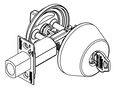 Corbin Russwin DL2213/DL3213 Single Cylinder Deadlock