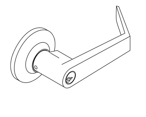 Corbin Russwin Lever/Escutcheon Trim for ED8000