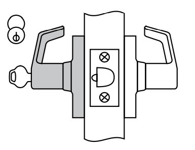 Shop Corbin Russwin CLX3357 Cylindrical Lockset, Storeroom/Closet