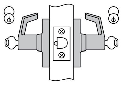 Shop Corbin Russwin CLX3362 Cylindrical Lockset, Communicating