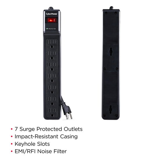 CyberPower CSB7012 Essential Surge Protector