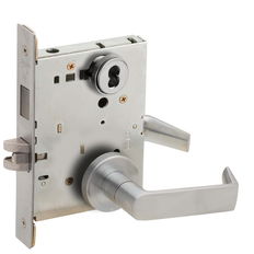 Schlage L Series Mortise Lockset, Corridor Lock (F13) Function